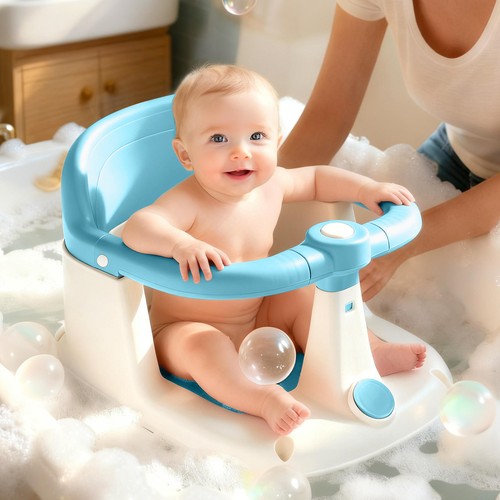 Baby bath seat non slip - baby, soft