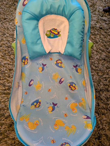Summer blue mesh baby bath - baby,