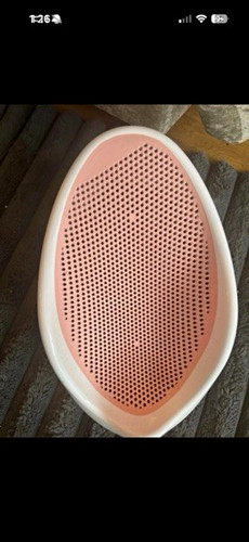 Pink perforated newborn baby - perforated,