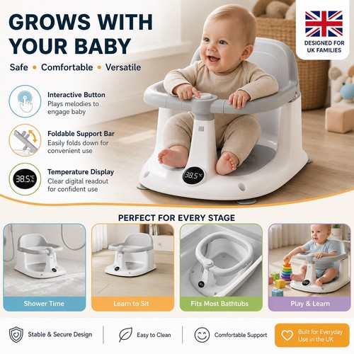 Baby bath seat non - seat, non-slip