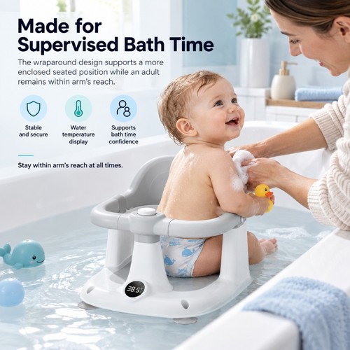 Ergonomic baby bath seat - baby,