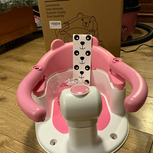 Pink white baby - pink, seat