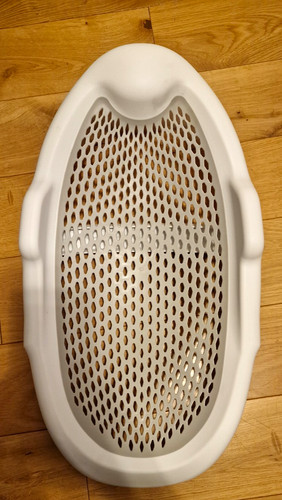 White plastic baby - white, seat