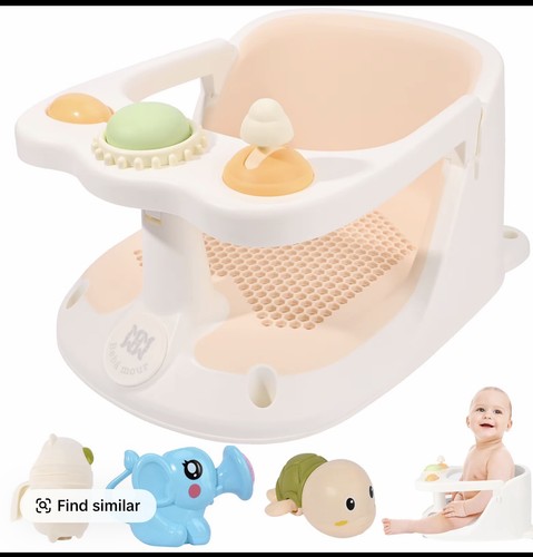Baby bath seat for with - bath,